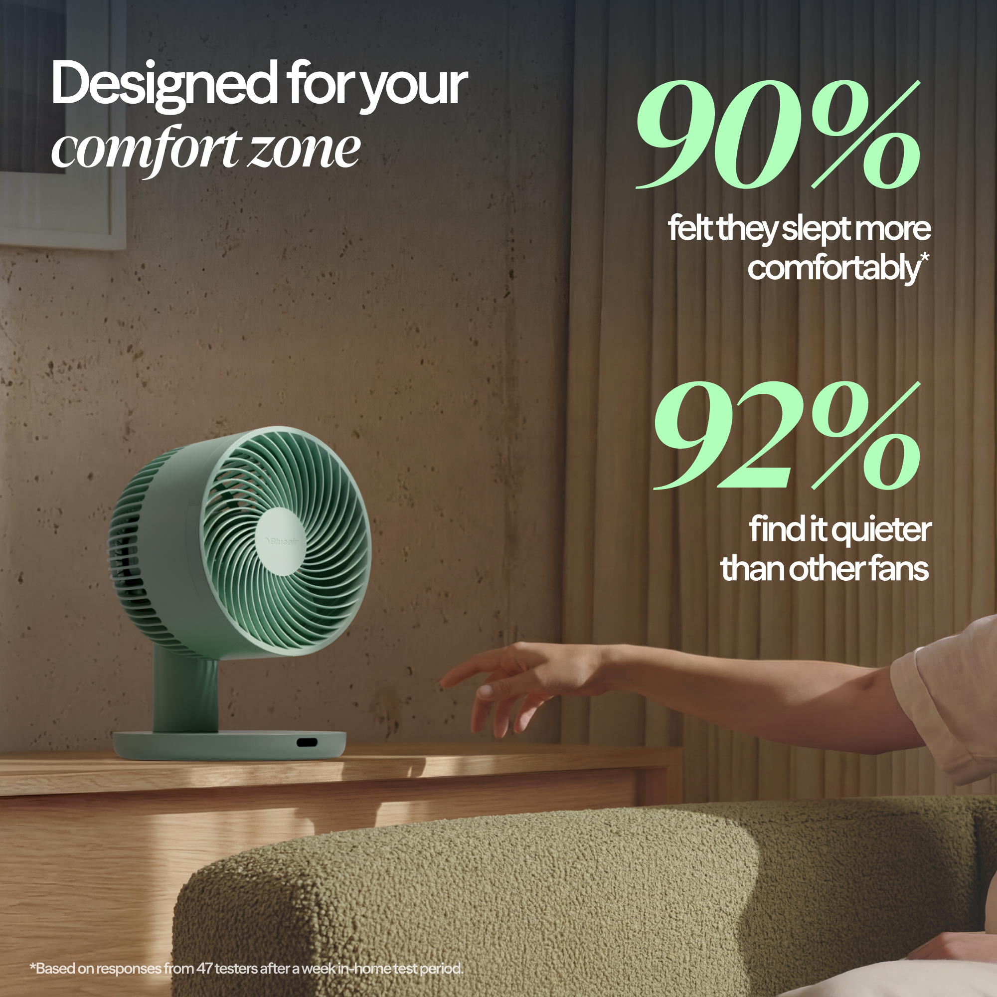 CoolDrift™ Air Circulator Fan - Arctic Sage - Image 5