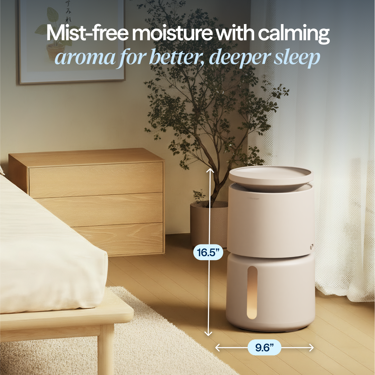 DreamWell™ Humidifier 2 Gallon Coastal Beige - Image 3