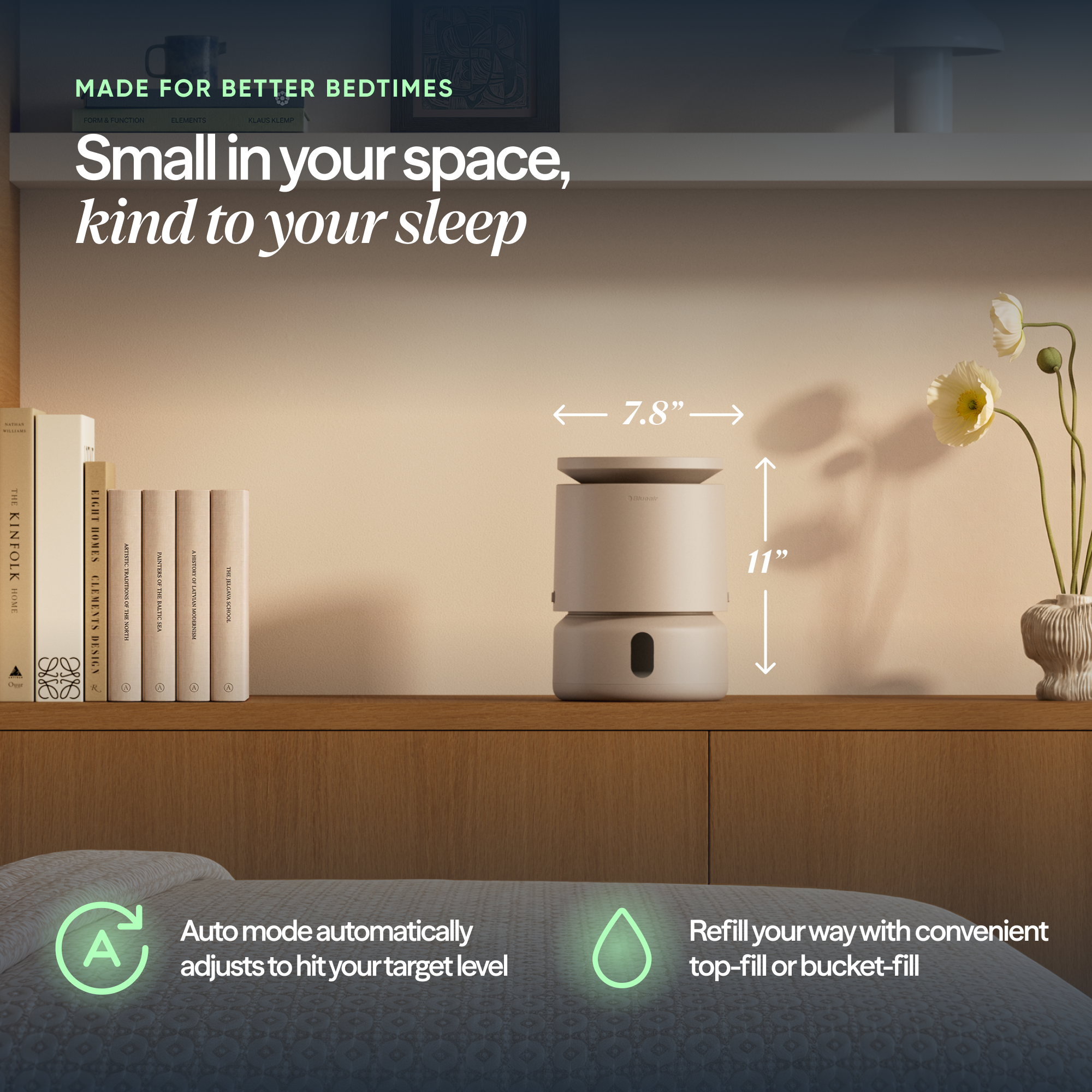 DreamWell™ Humidifier 1/2 Gallon - Stone Grey - Image 3