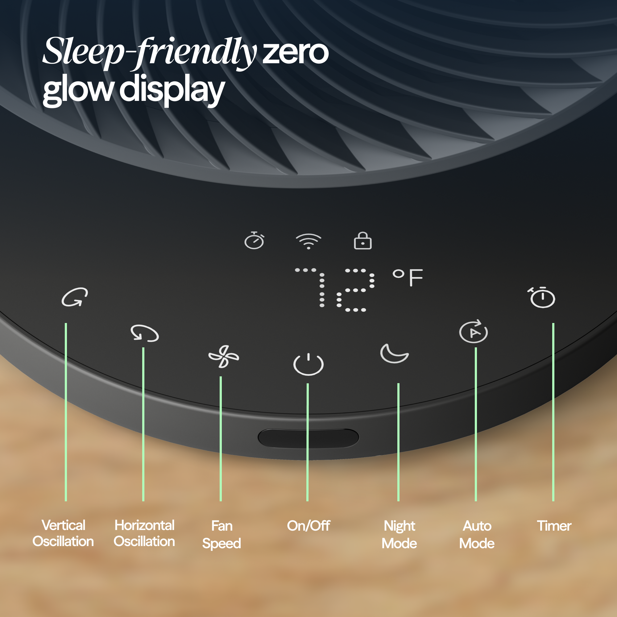 CoolDrift™ Air Circulator Fan - Night Charcoal - Image 6