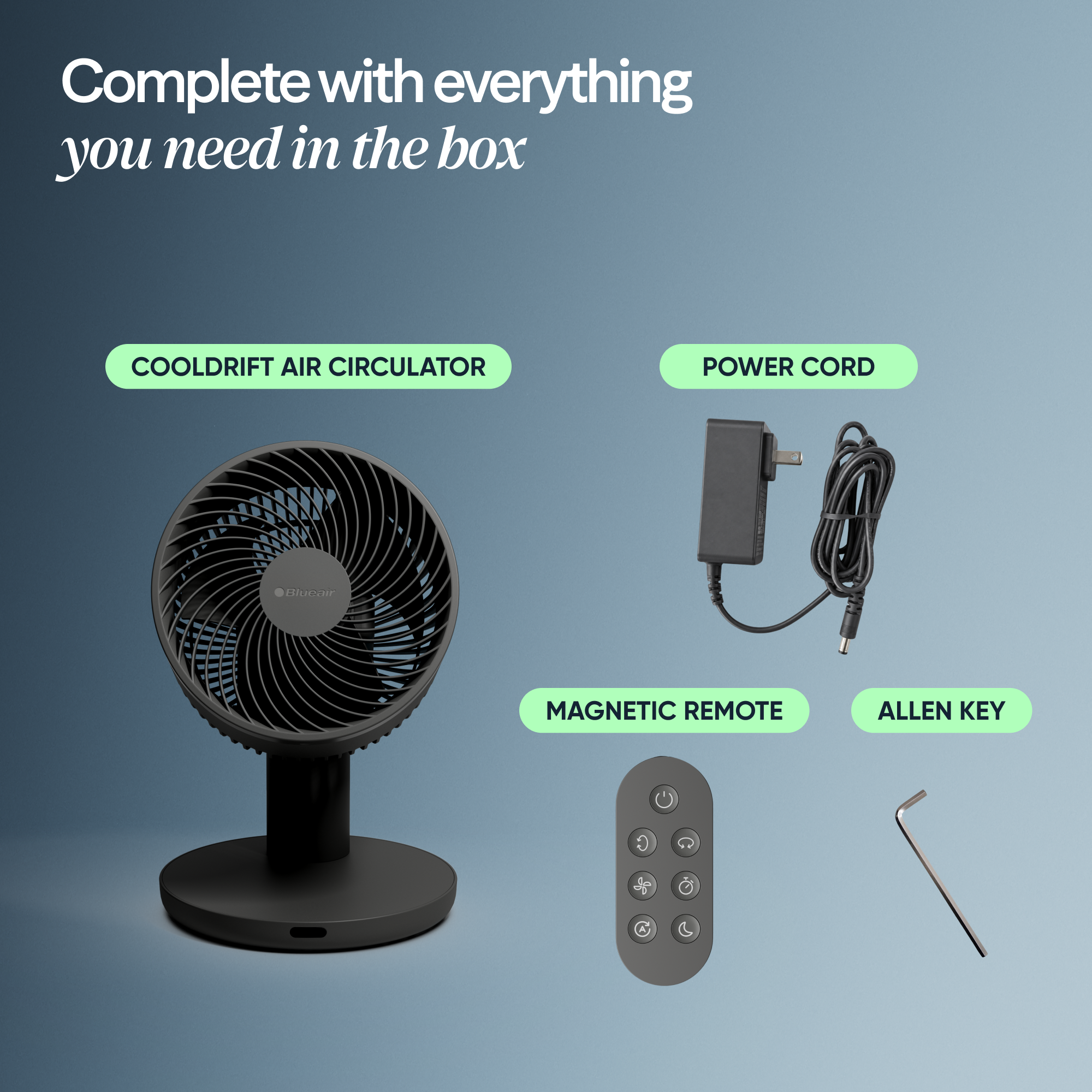 CoolDrift™ Air Circulator Fan - Night Charcoal - Image 10