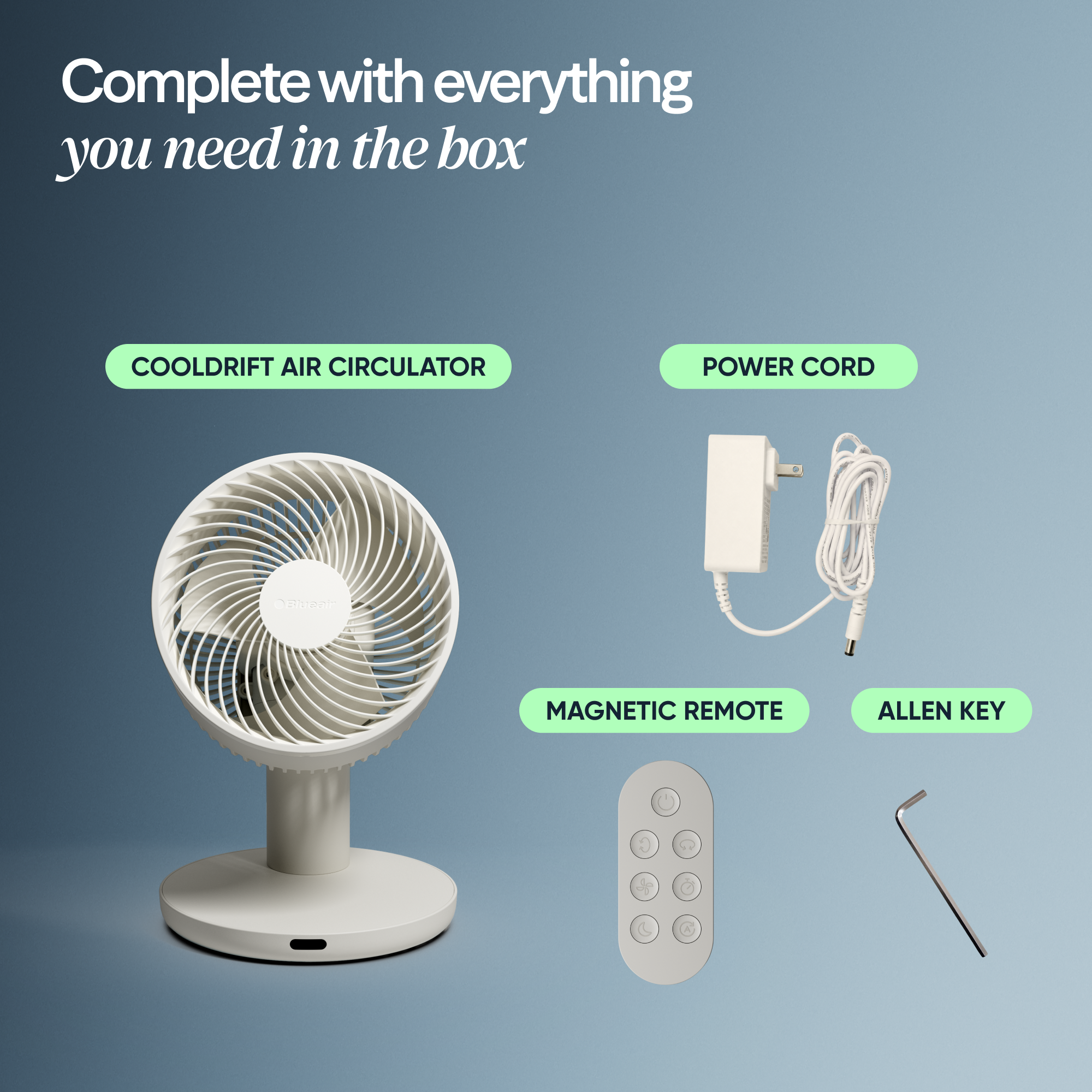 CoolDrift™ Air Circulator Fan - Cloud linen - Image 10